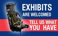 Exhibits welcome button