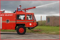 Scammell Mk10 Nubian firing its water cannon
