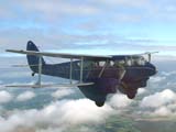 de Havilland Rapide in flight