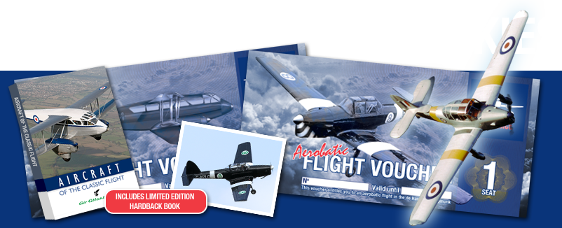 Flight vouchers from Classic Air Force